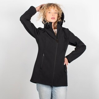 Foto 2 | Chamarra Greenlander Softshell Impermeable Entallada Y Con Capucha Para Mujer