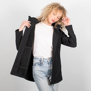 Foto 3 | Chamarra Greenlander Softshell Impermeable Entallada Y Con Capucha Para Mujer