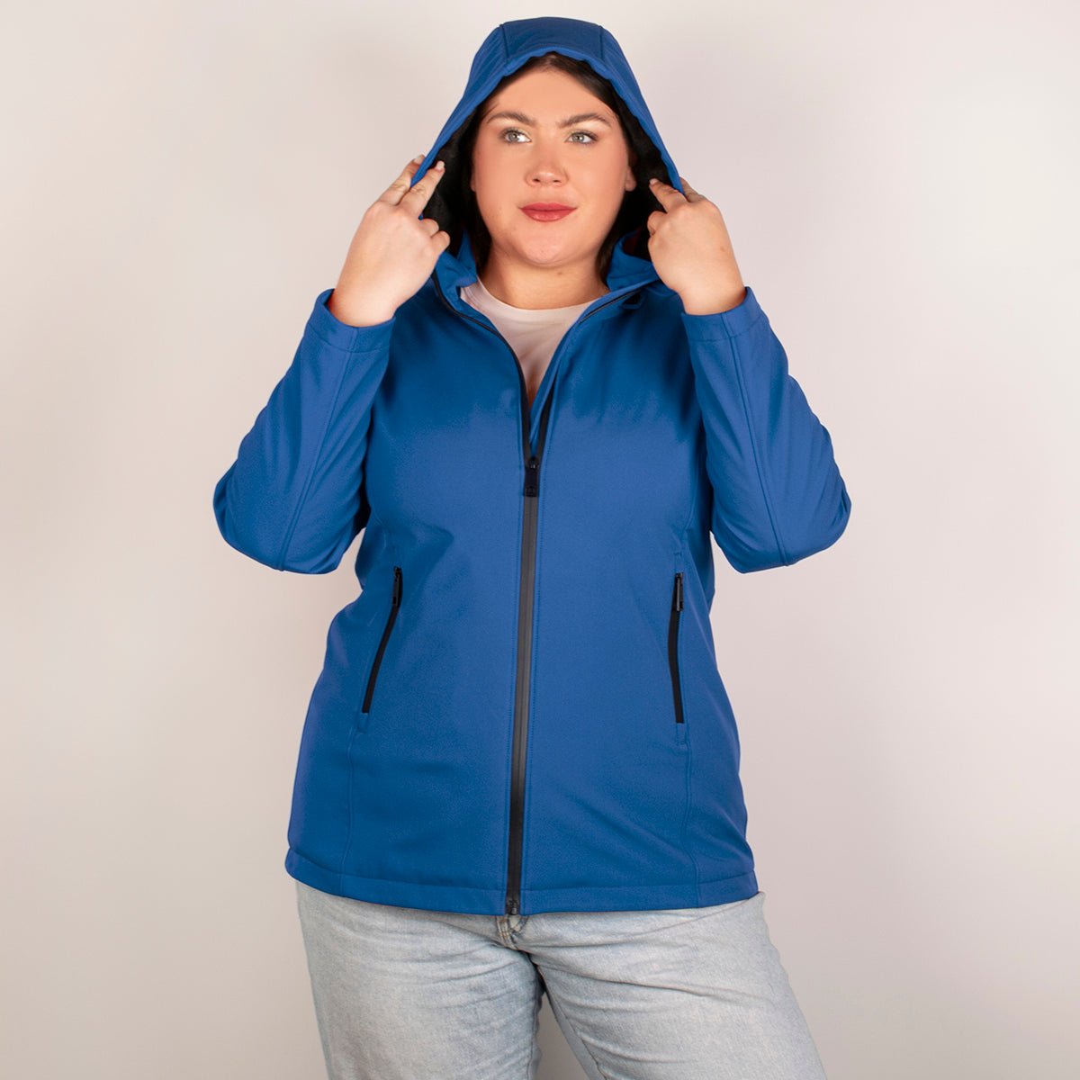 Foto 5 | Chamarra Greenlander Softshell Azul Polar Impermeable para Mujer