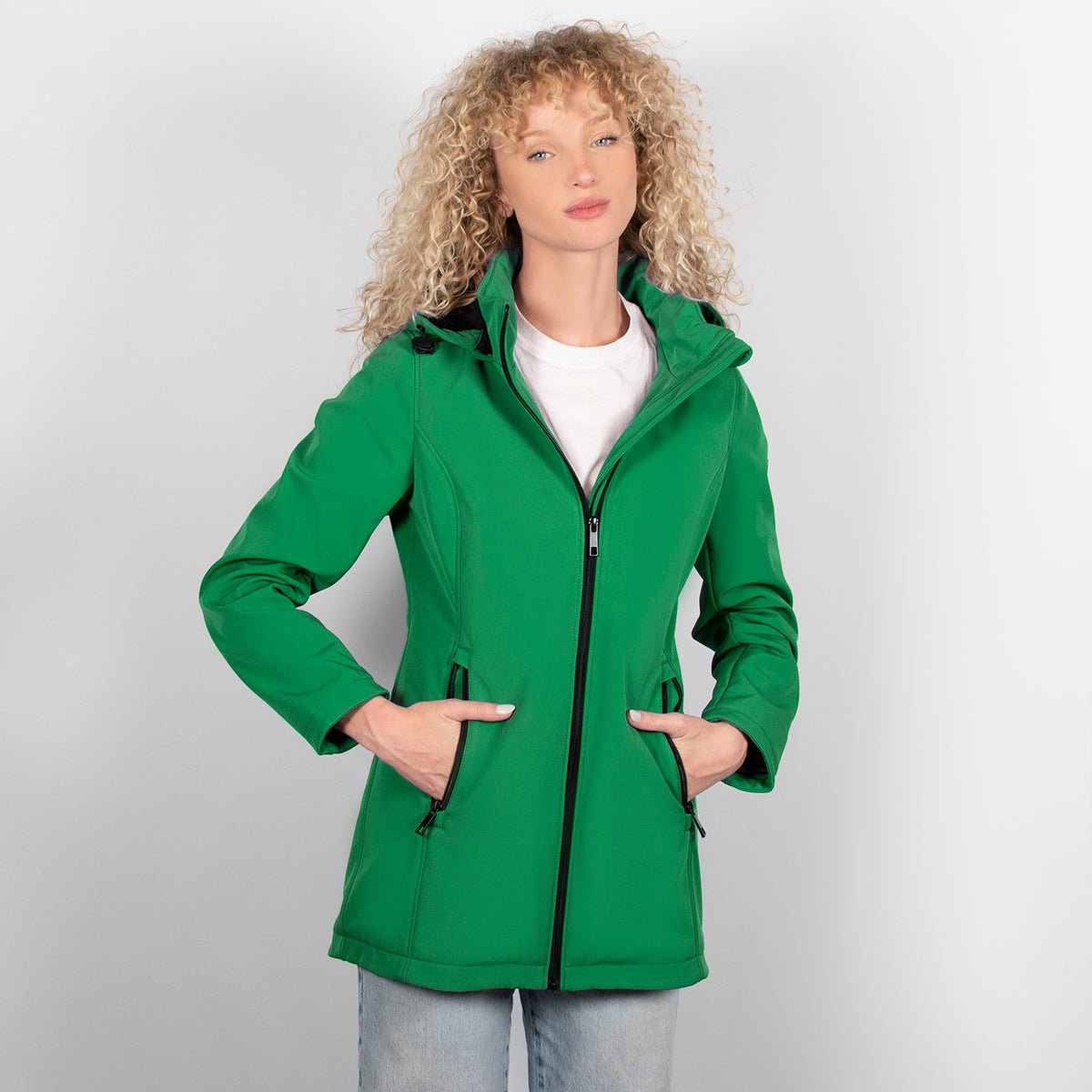 Foto 2 pulgar | Chamarra con Capucha Greenlander para Mujer