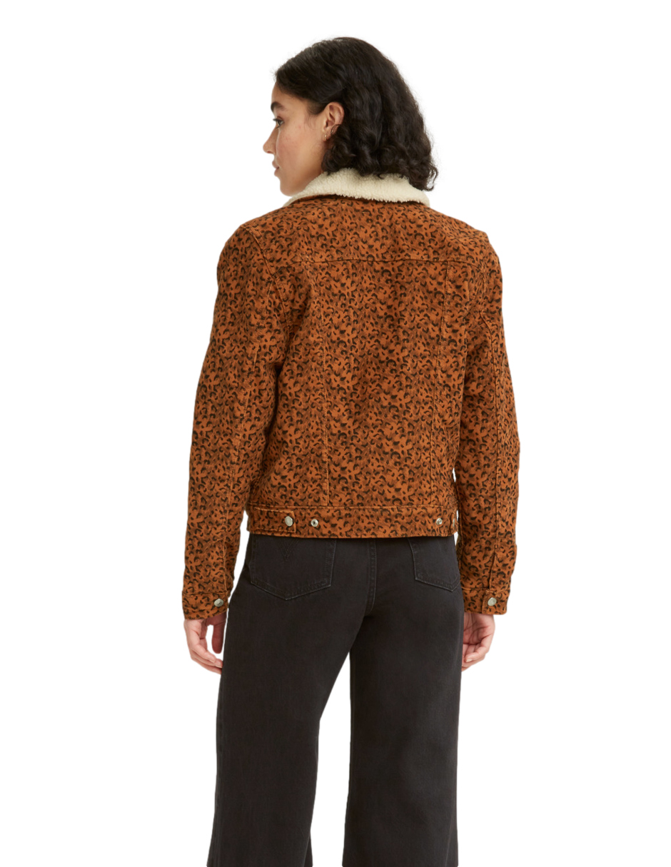 Foto 4 pulgar | Levi's  Original Sherpa Collar Trucker
