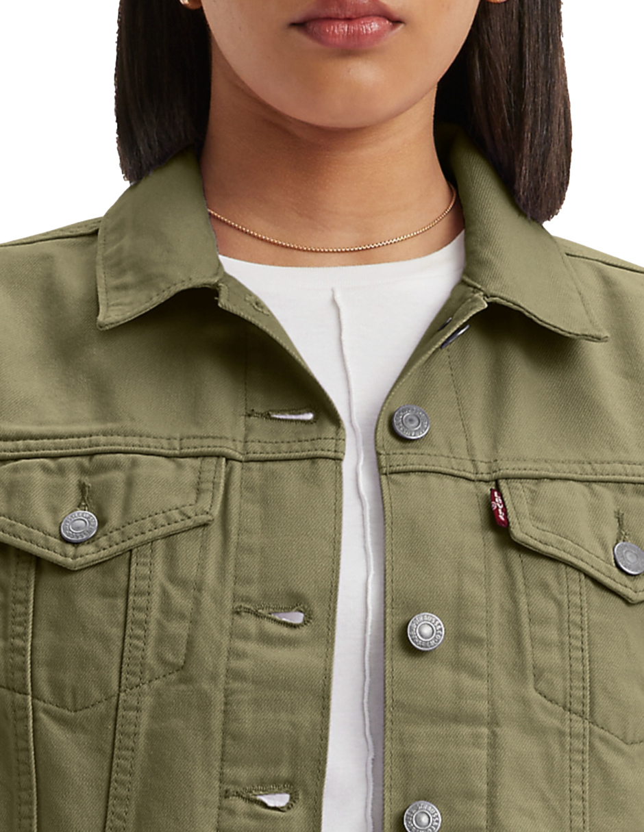 Foto 3 pulgar | Chamarra Trucker de Mezclilla Levi’s para Mujer