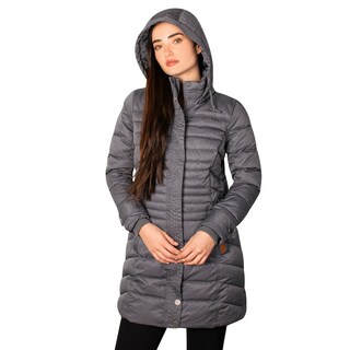 Foto 5 | Chamarra Greenlander Capitonada Con Gorro Desmontable Para Mujer