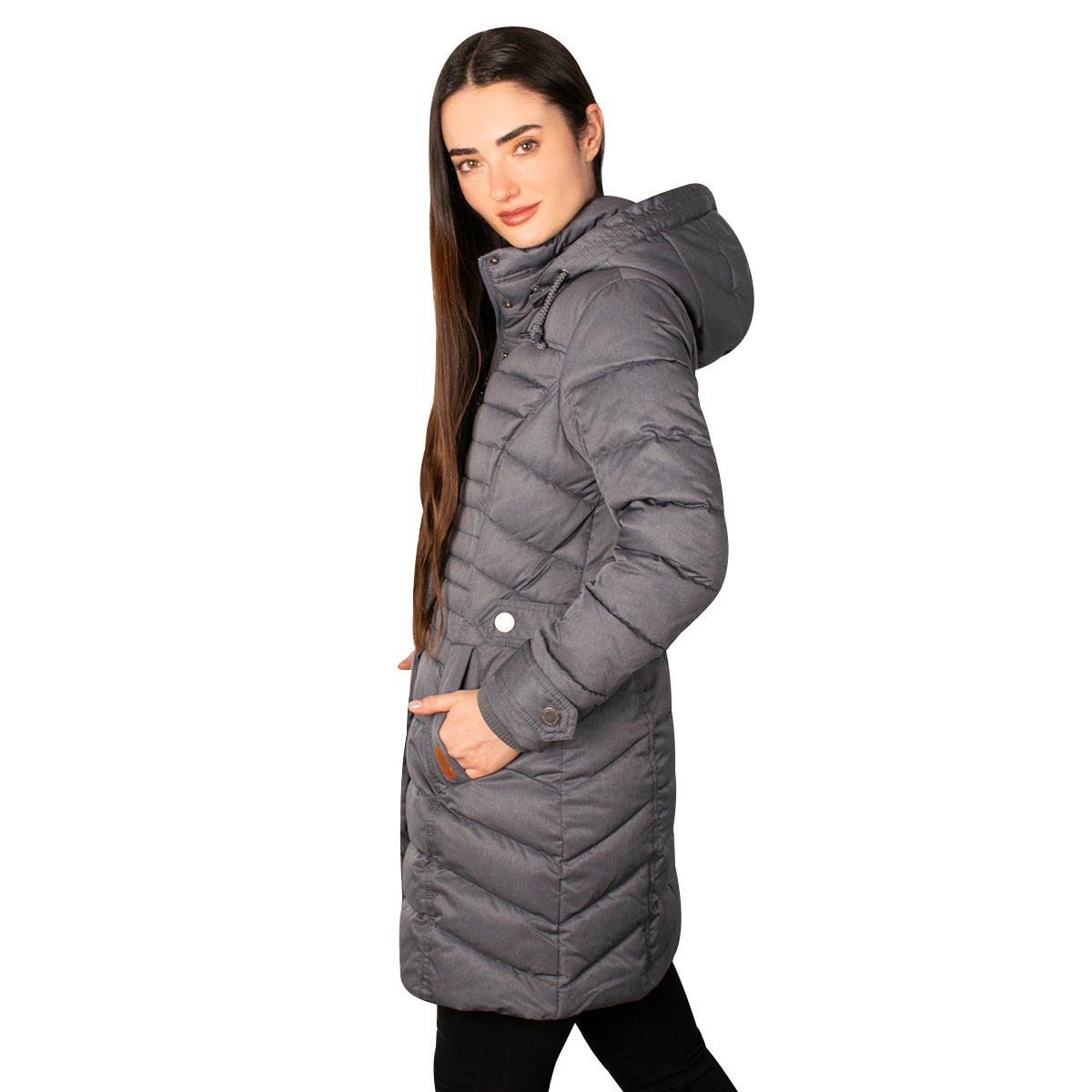 Foto 4 pulgar | Chamarra Greenlander Capitonada Con Gorro Desmontable Para Mujer
