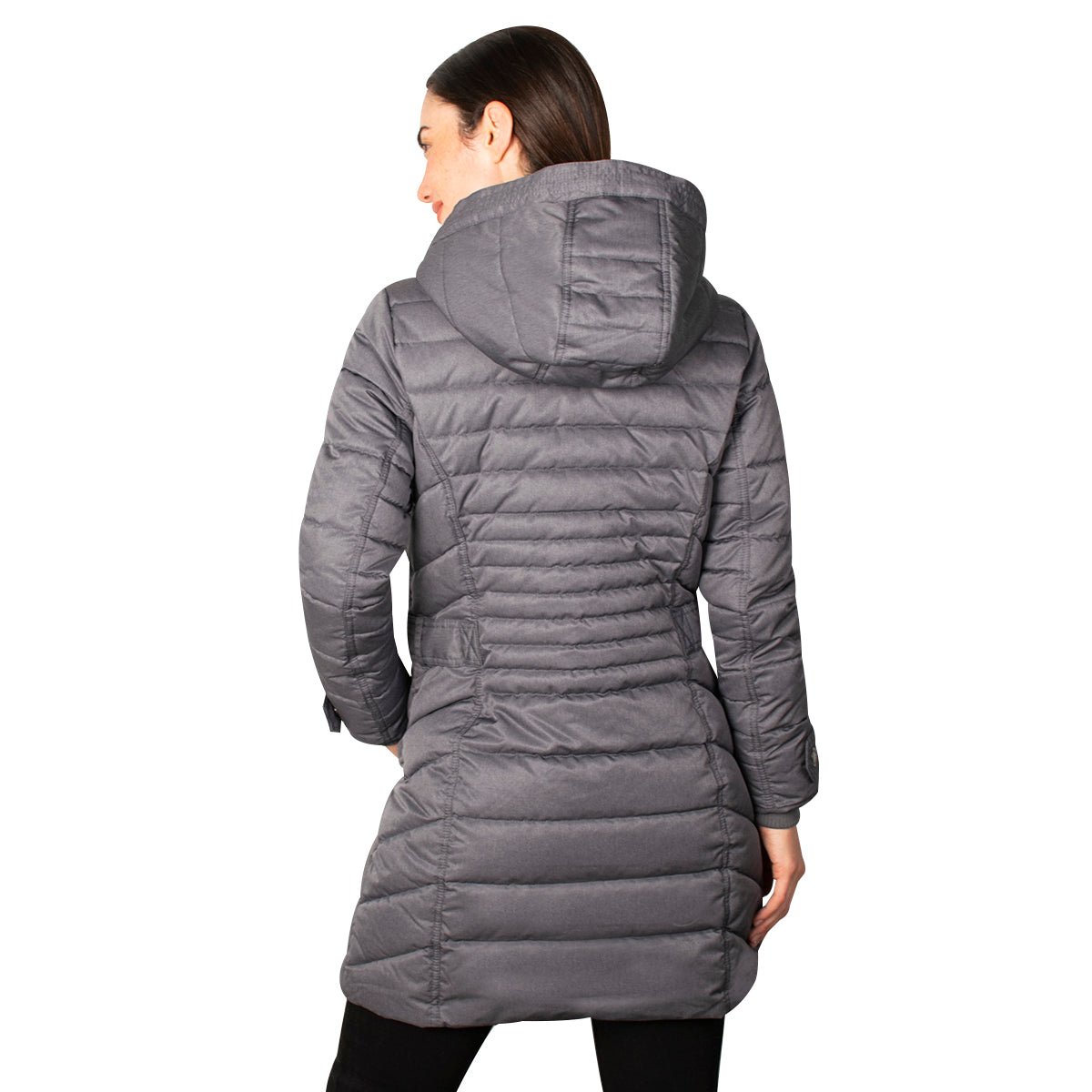 Foto 5 pulgar | Chamarra Greenlander Capitonada Con Gorro Desmontable Para Mujer