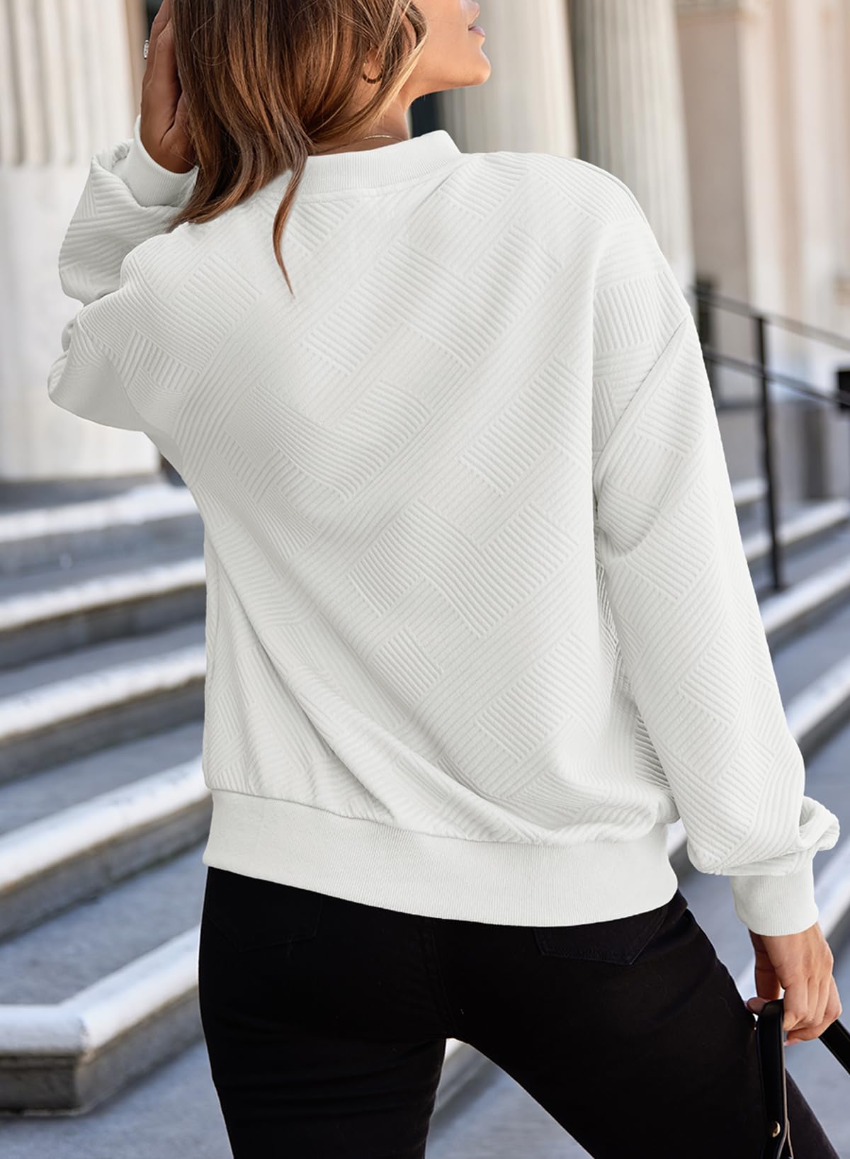 Foto 3 pulgar | Chaqueta Bomber Evaless, Ligera, Para Mujer, Color Blanco, Talla L - Venta Internacional.