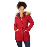 Chamarra Greenlander Con Cintura Ajustable Y Gorro De Peluche Doble Vista Para Mujer