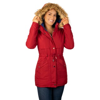 Foto 4 | Chamarra Greenlander Con Cintura Ajustable Y Gorro De Peluche Doble Vista Para Mujer