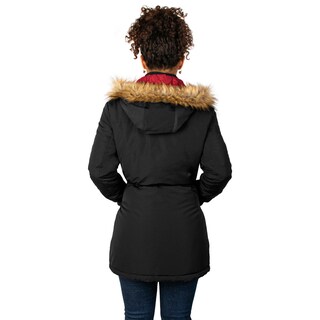 Foto 5 | Chamarra Greenlander Con Cintura Ajustable Y Gorro De Peluche Doble Vista Para Mujer