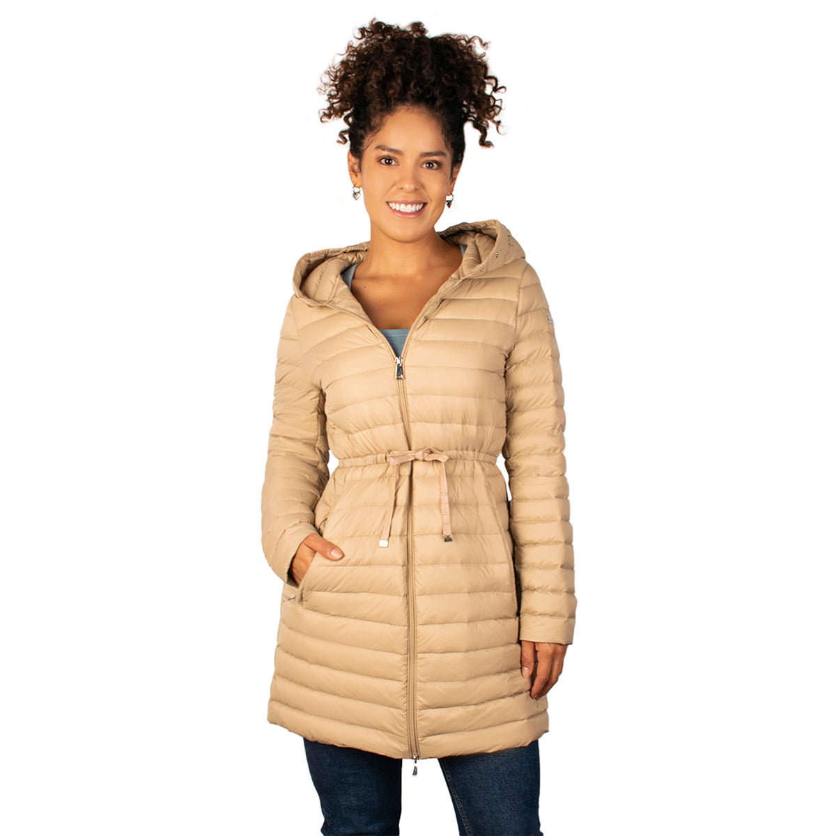 Foto 2 pulgar | Chamarra Beige Greenlander para Mujer
