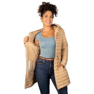 Foto 2 | Chamarra Beige Greenlander para Mujer