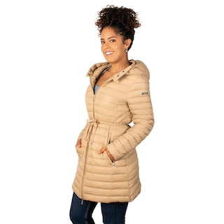 Foto 5 | Chamarra Beige Greenlander para Mujer