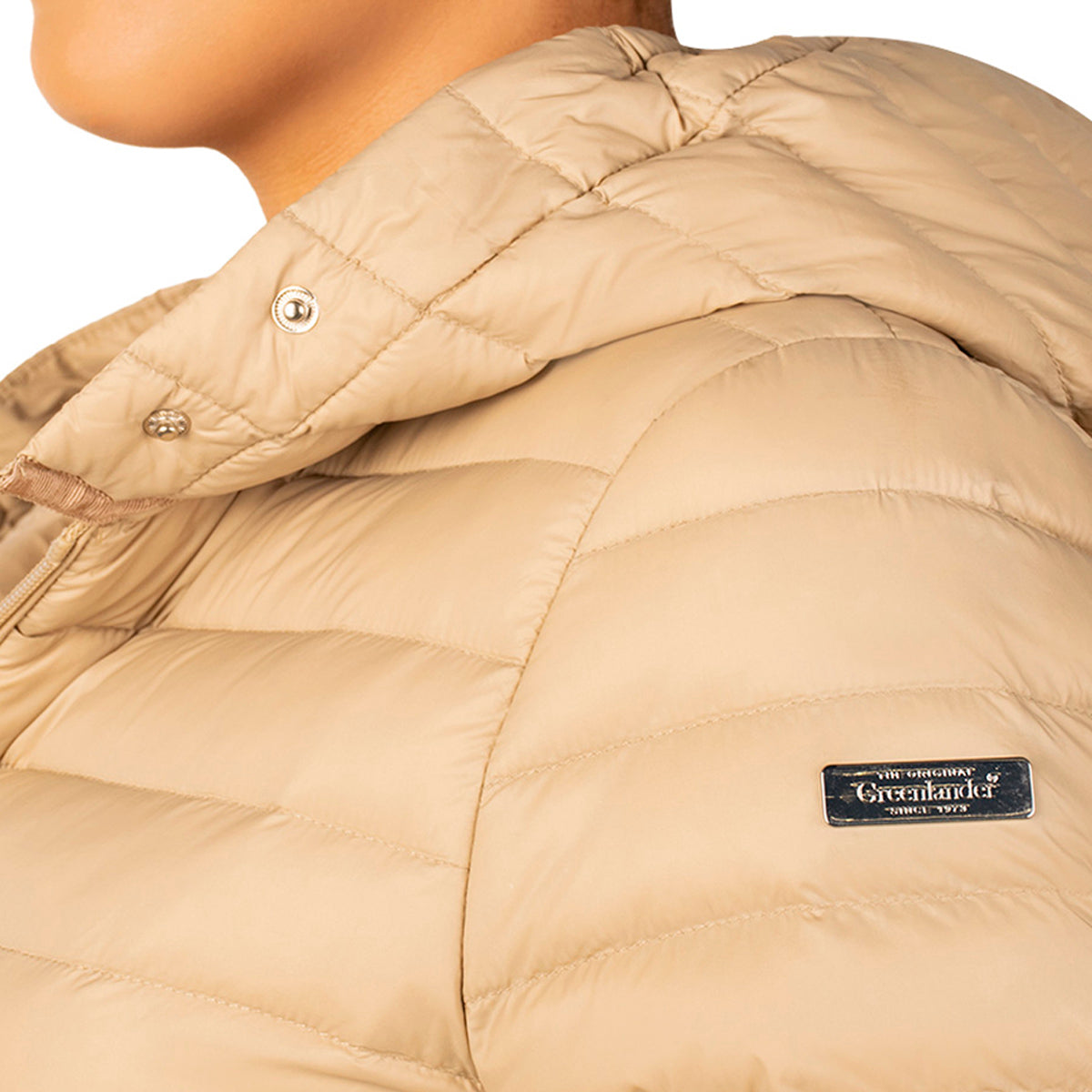Foto 7 pulgar | Chamarra Beige Greenlander para Mujer