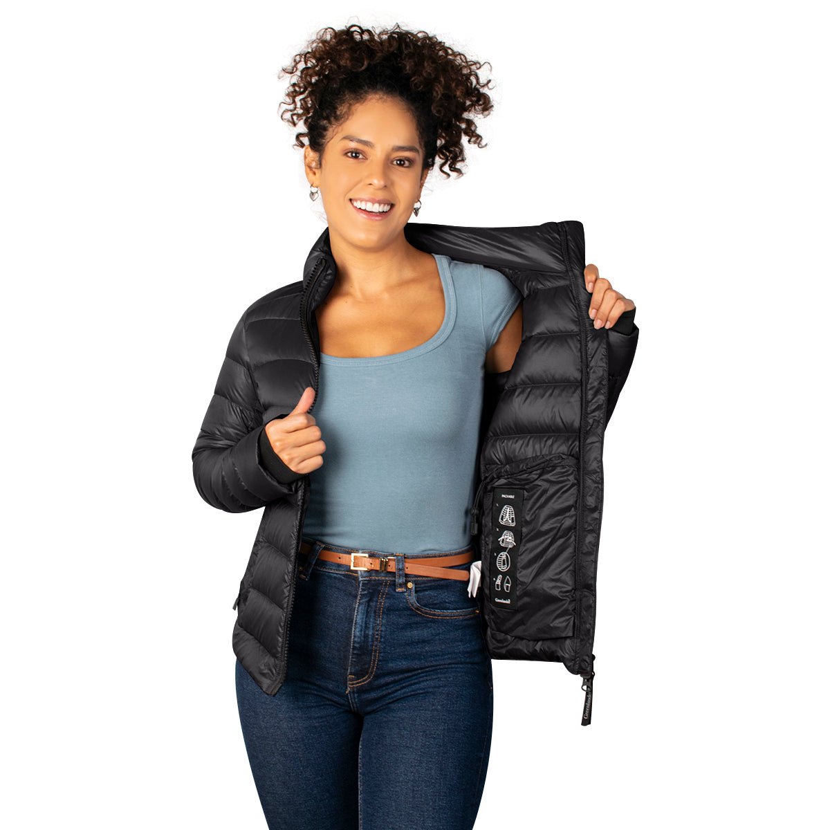 Foto 5 pulgar | Chamarra Greenlander De Pluma Packable Para Mujer