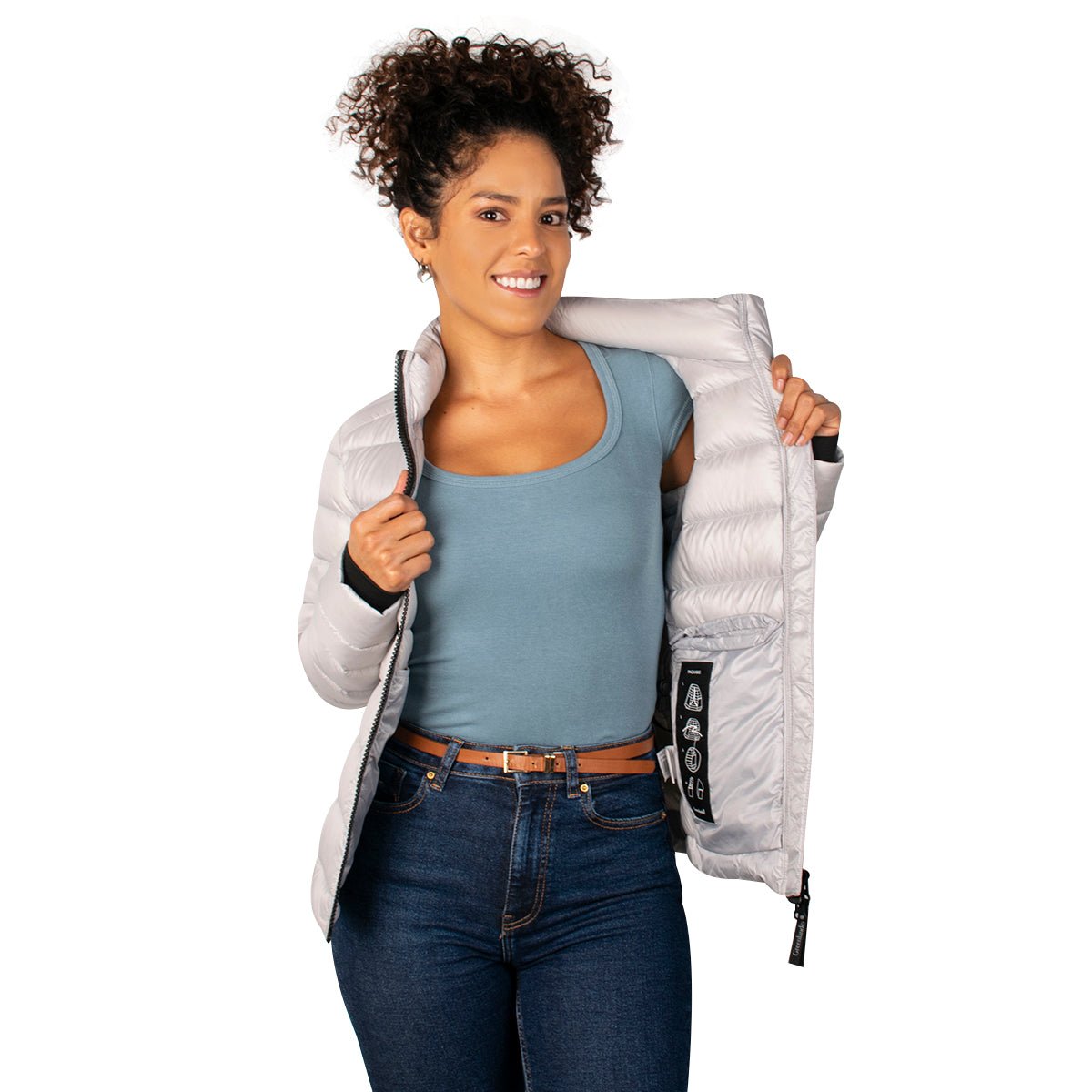 Foto 5 pulgar | Chamarra Greenlander De Pluma Packable Para Mujer