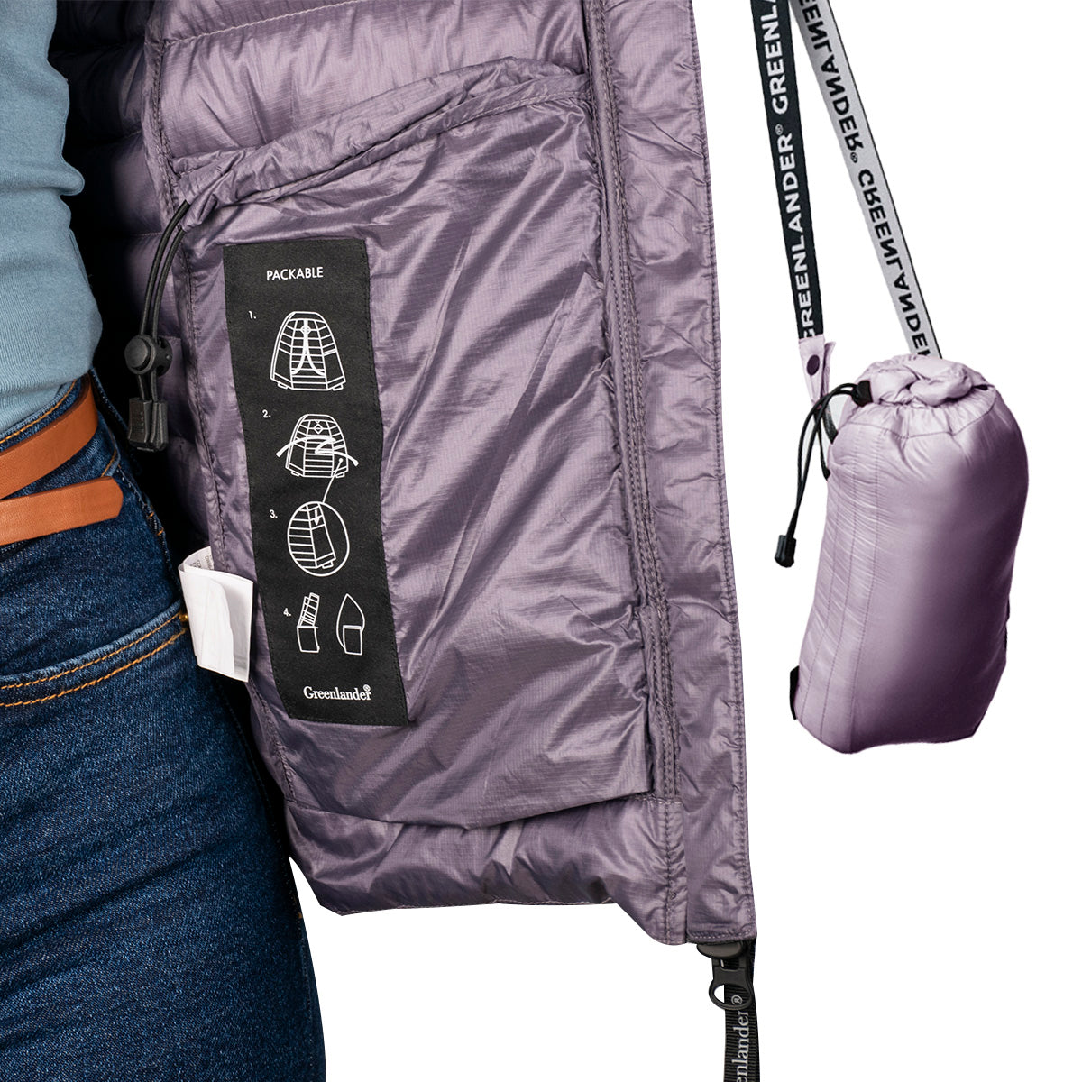 Foto 6 pulgar | Chamarra Greenlander De Pluma Packable Para Mujer