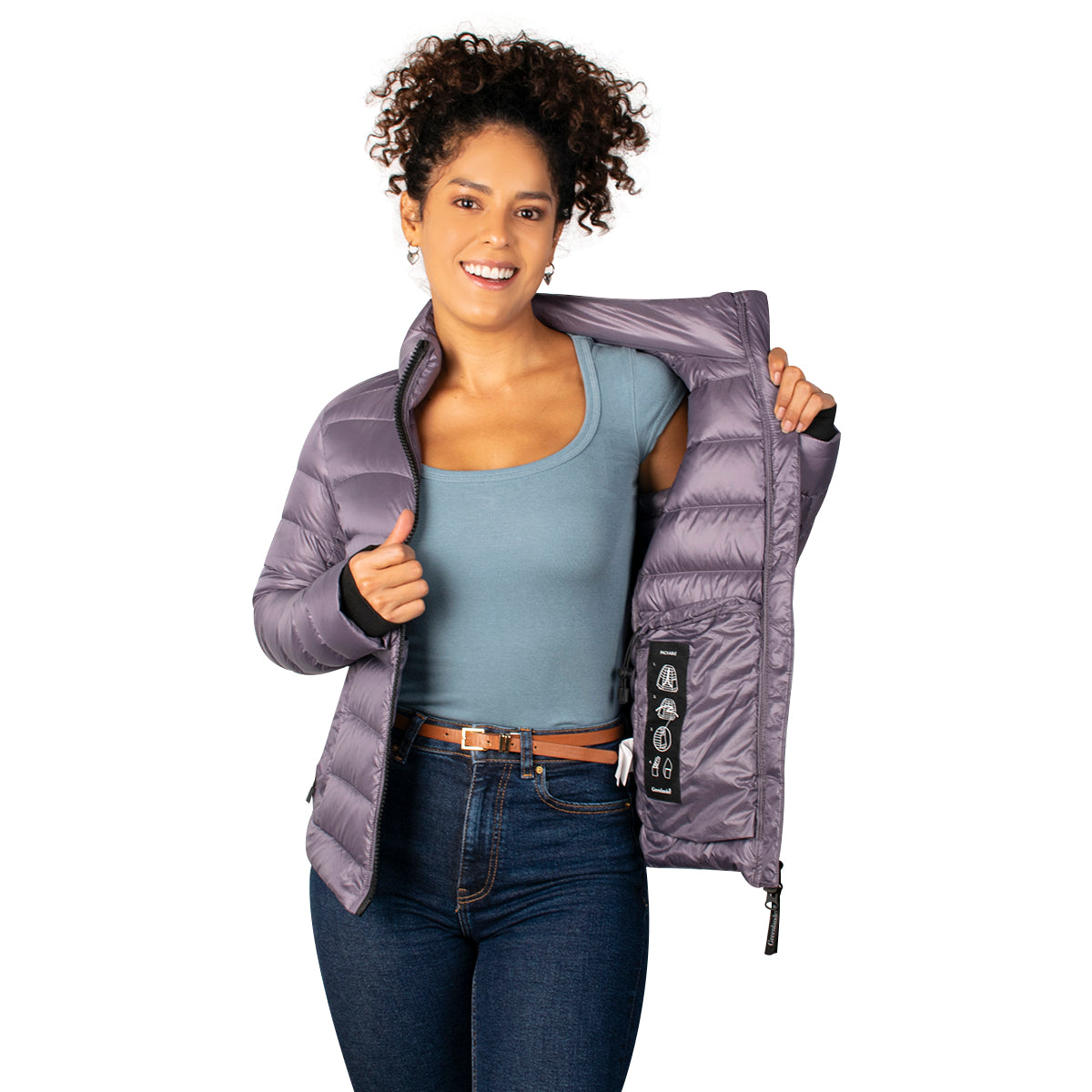 Foto 7 pulgar | Chamarra Greenlander De Pluma Packable Para Mujer