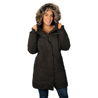 Foto 3 | Chamarra Greenlander Larga Con Gorro Y Fur Para Mujer