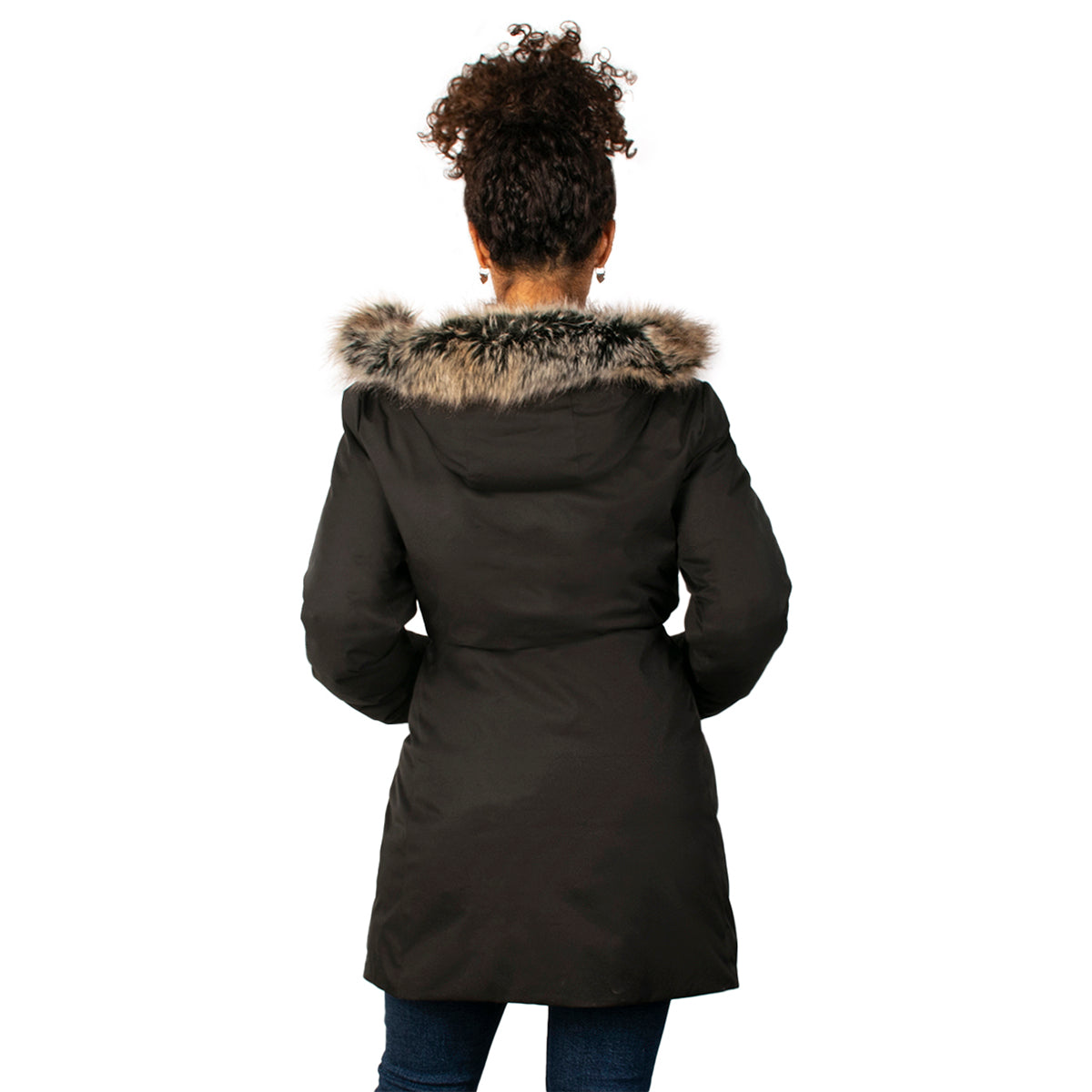 Foto 6 pulgar | Chamarra Greenlander Larga Con Gorro Y Fur Para Mujer