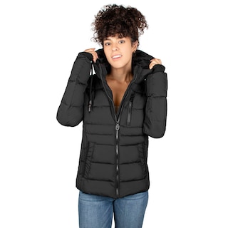 Foto 3 | Chamarra Greenlander Capitonada Gorro Ajustable Para Mujer