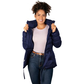 Foto 2 | Chamarra Greenlander Capitonada Cinta Ajustable Para Mujer