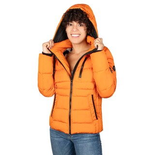 Foto 4 | Chamarra Greenlander Capitonada Gorro Ajustable Para Mujer