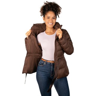 Foto 3 | Chamarra Greenlander Capitonada Cinta Ajustable Para Mujer