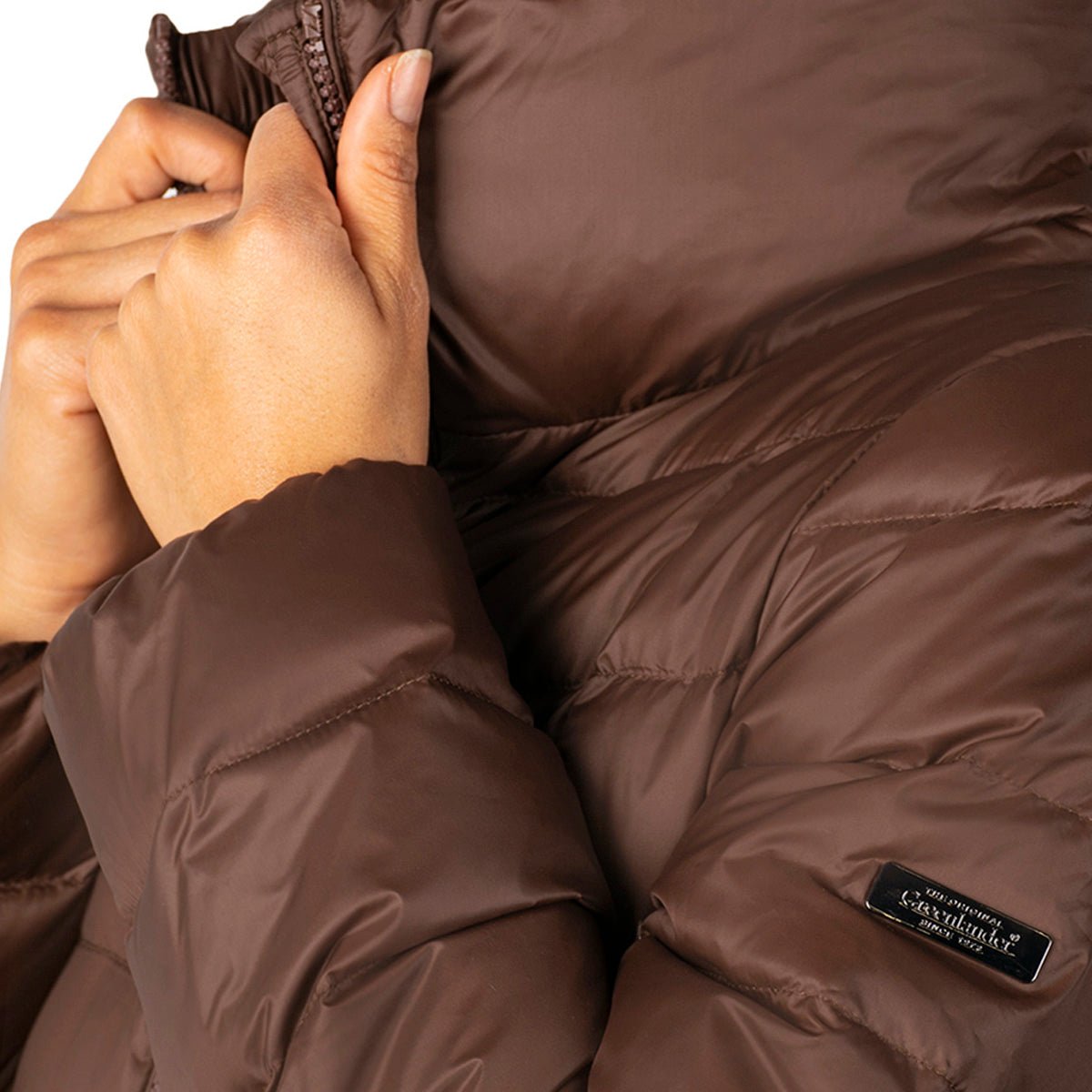 Foto 5 pulgar | Chamarra Greenlander Capitonada Cinta Ajustable Para Mujer