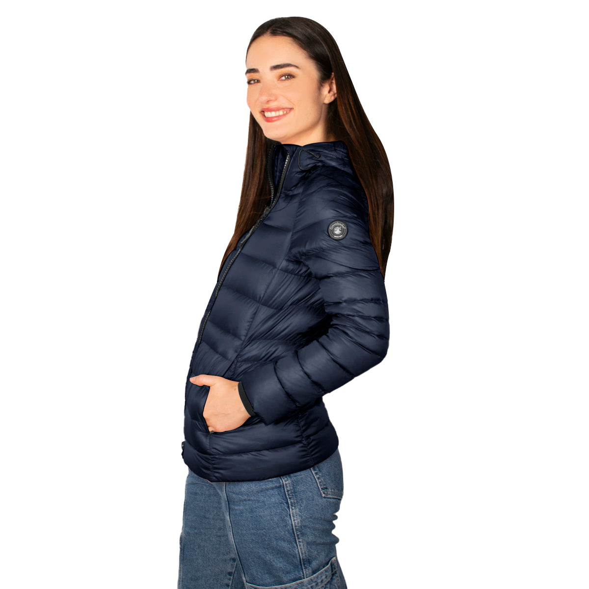 Foto 4 pulgar | Chamarra Greenlander de Pluma para Mujer