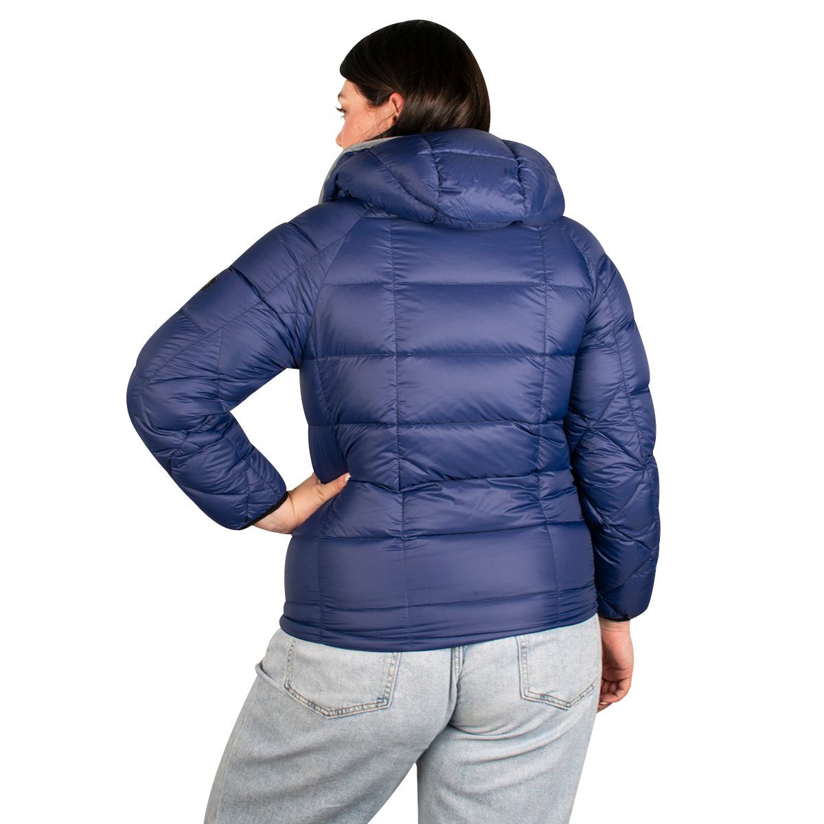 Foto 4 pulgar | Chamarra Greenlander Capitonada Con Gorro Tallas Extra Para Mujer