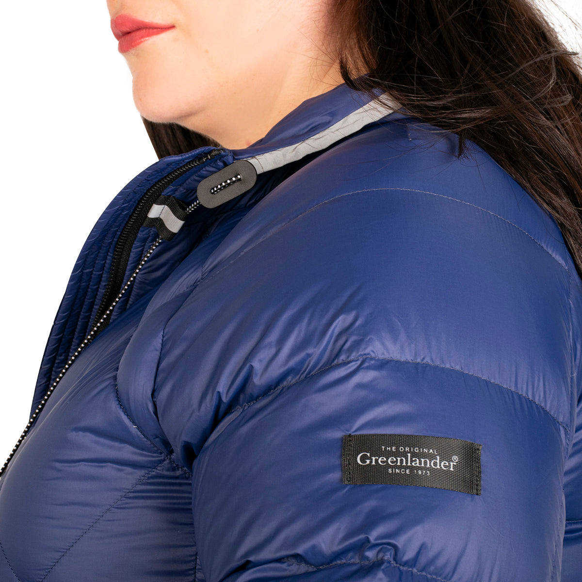 Foto 7 pulgar | Chamarra Greenlander Capitonada Con Gorro Tallas Extra Para Mujer