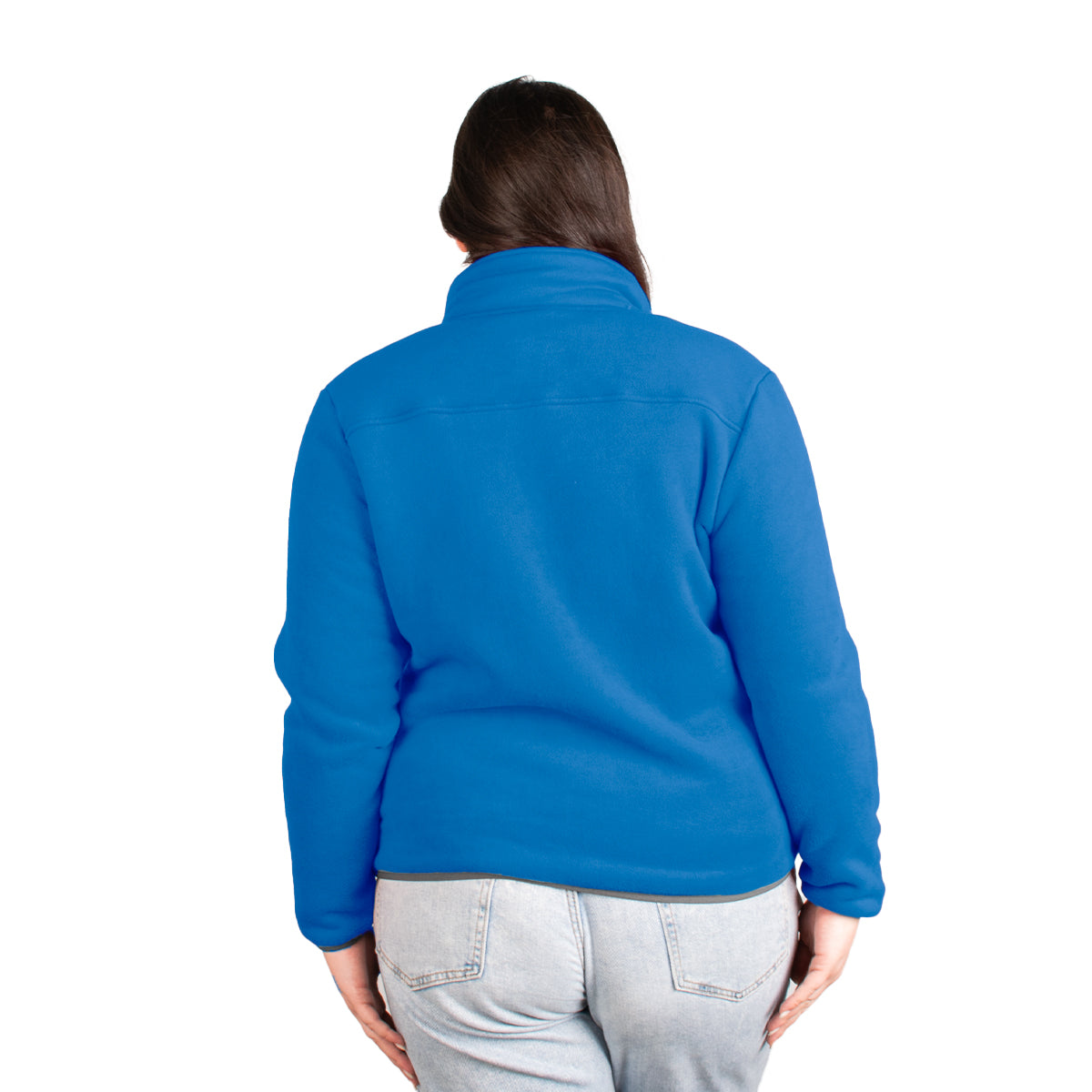 Foto 5 pulgar | Sudadera Greenlander Eco Fleece Con Fur Tallas Extra Color Azul Claro Para Dama
