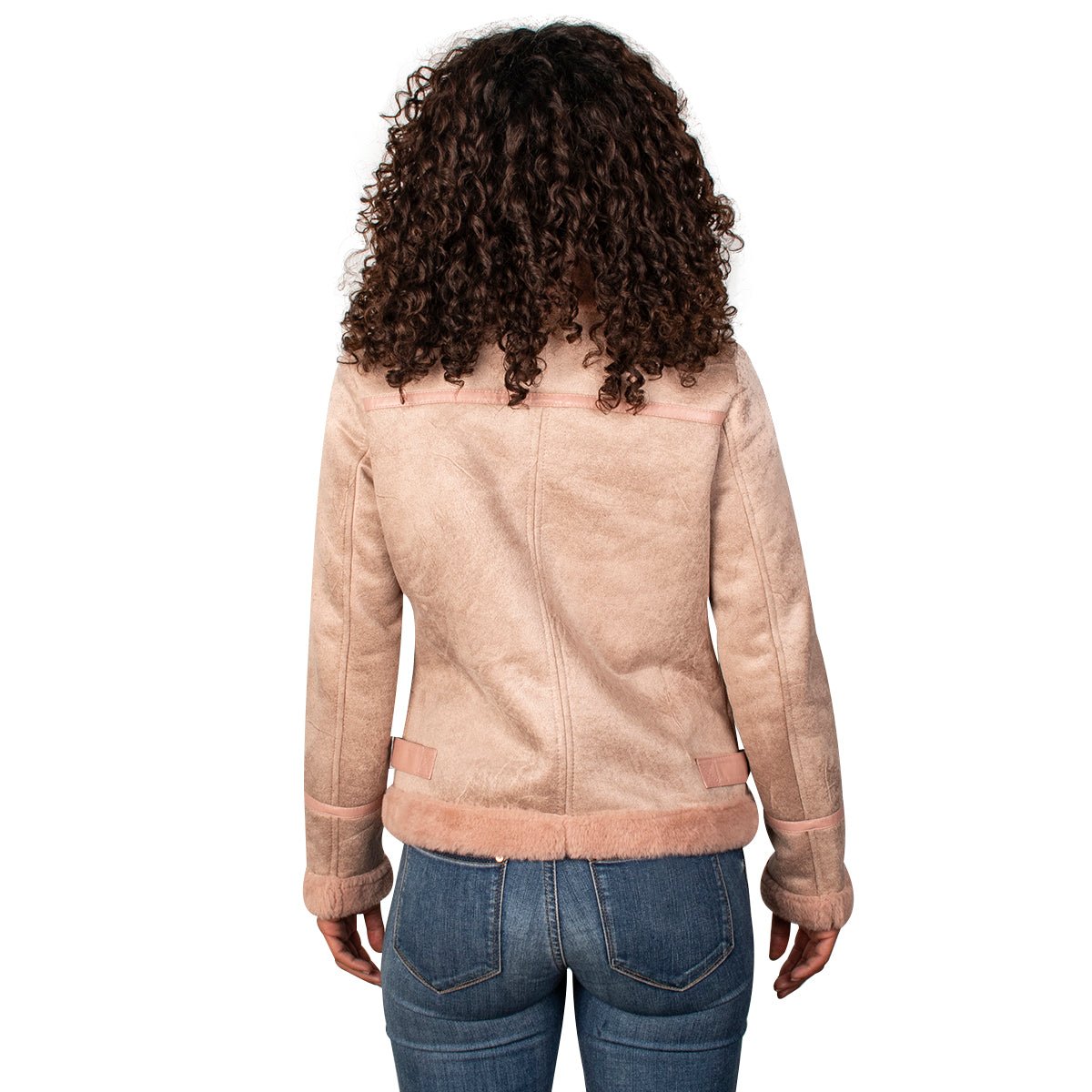 Foto 3 | Chamarra Greenlander De Gamuza Para Mujer