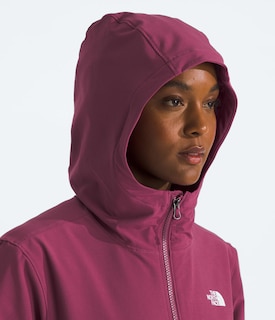 Foto 5 | Chaqueta The North Face Shelbe Raschel De Forro Polar Cyber Berry Para Mujer - Venta Internacional.