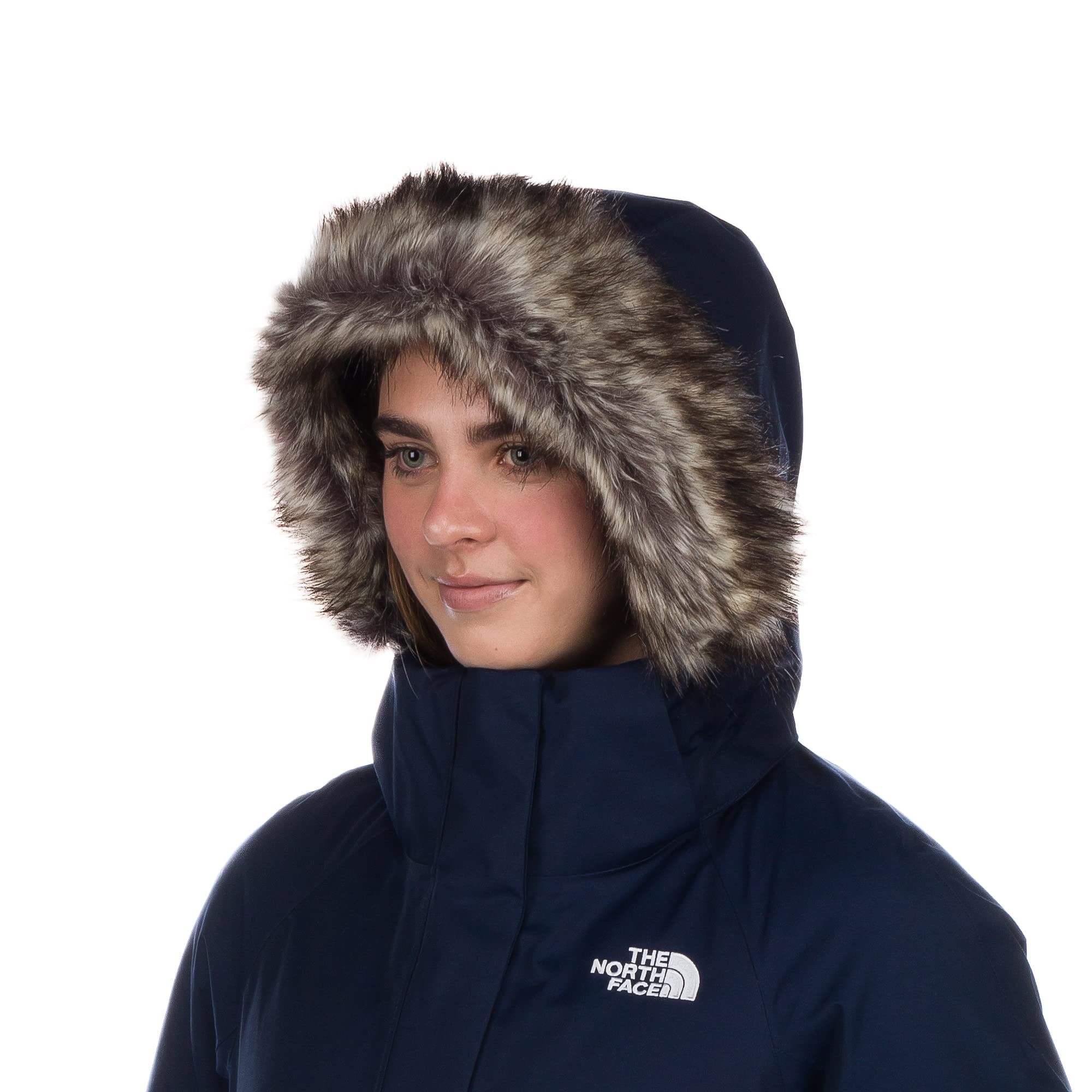 Foto 5 | Parka Jump Down De The North Face Para Mujer, Azul Marino Summit, Talla Xxl - Venta Internacional.
