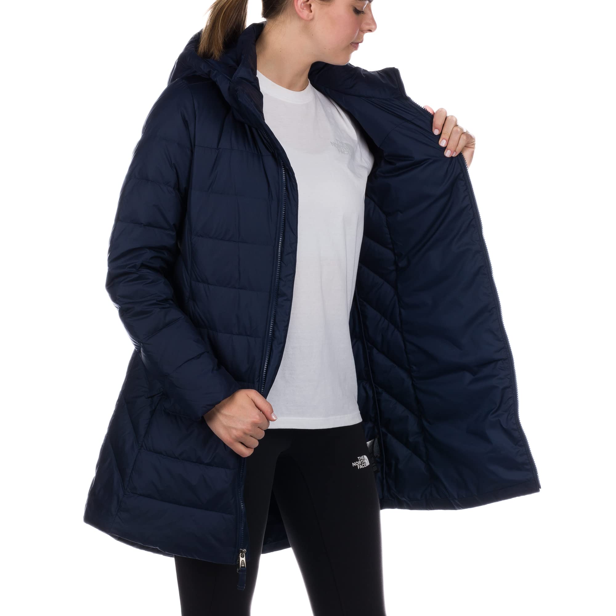 Foto 5 pulgar | Parka The North Face Flare Down Minoqua Summit Navy Para Mujer - Venta Internacional.