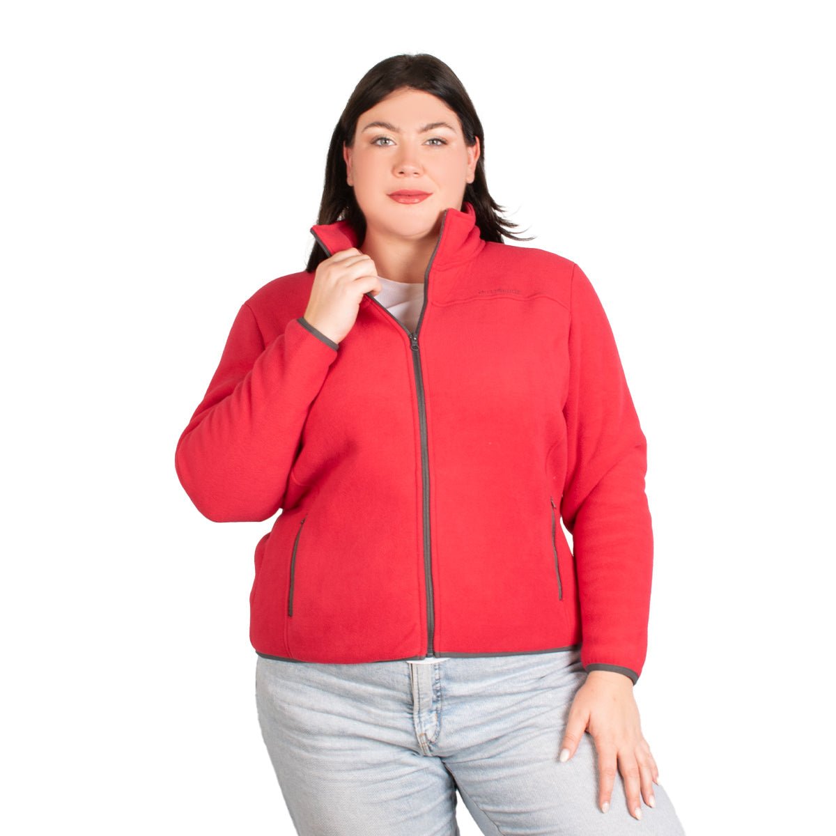 Foto 2 pulgar | Sudadera Greenlander Eco Fleece Con Fur Tallas Extra Para Dama