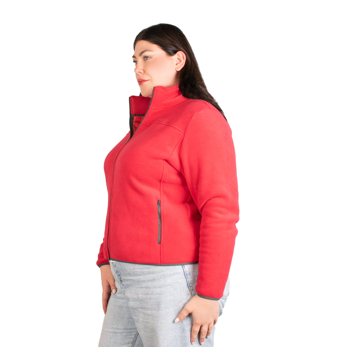 Foto 4 pulgar | Sudadera Greenlander Eco Fleece Con Fur Tallas Extra Para Dama