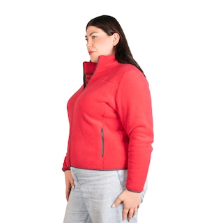 Foto 3 | Sudadera Greenlander Eco Fleece Con Fur Tallas Extra Para Dama