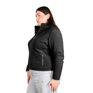 Foto 2 | Sudadera Greenlander Eco Fleece Con Fur Tallas Extra Para Dama
