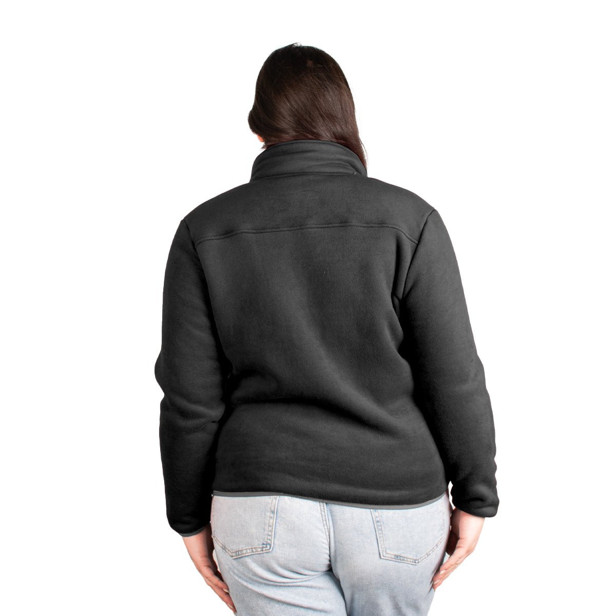 Foto 3 | Sudadera Greenlander Eco Fleece Con Fur Tallas Extra Para Dama