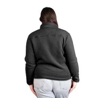 Foto 3 | Sudadera Greenlander Eco Fleece Con Fur Tallas Extra Para Dama