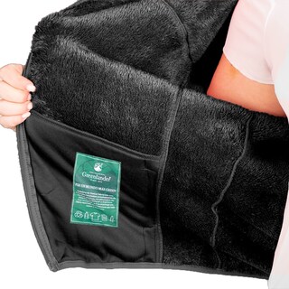 Foto 4 | Sudadera Greenlander Eco Fleece Con Fur Tallas Extra Para Dama