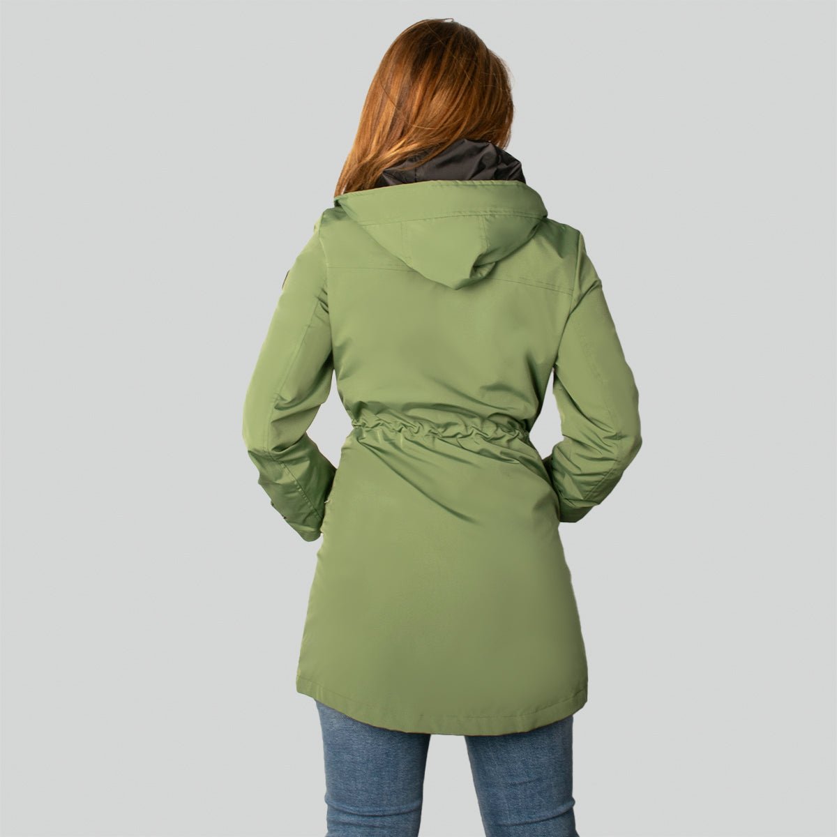 Foto 4 | Chamarra Greenlander Rompevientos Con Gorro Fijo Para Mujer
