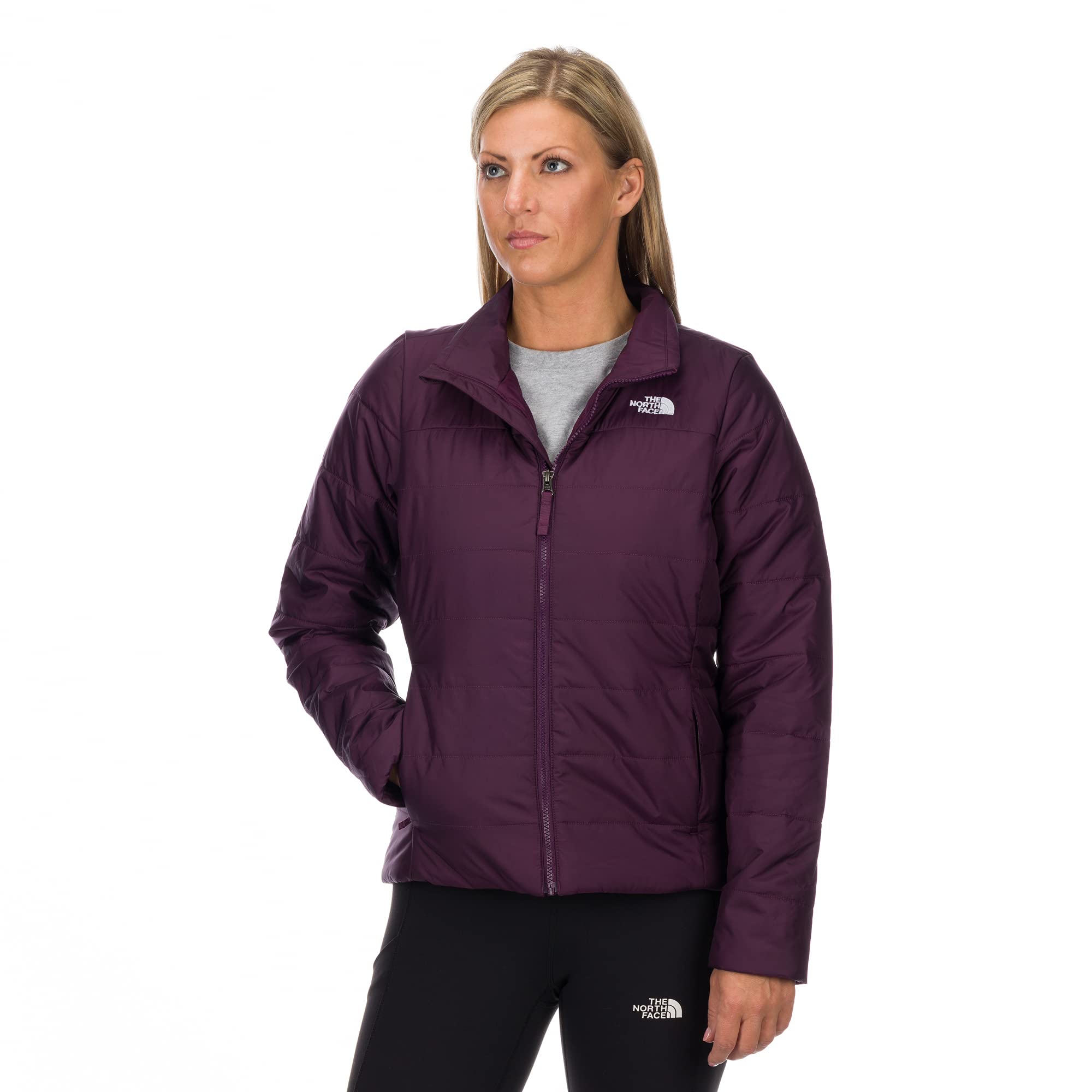 Foto 2 pulgar | Forro Polar The North Face Flare Para Mujer Blackberry Wine S - Venta Internacional.
