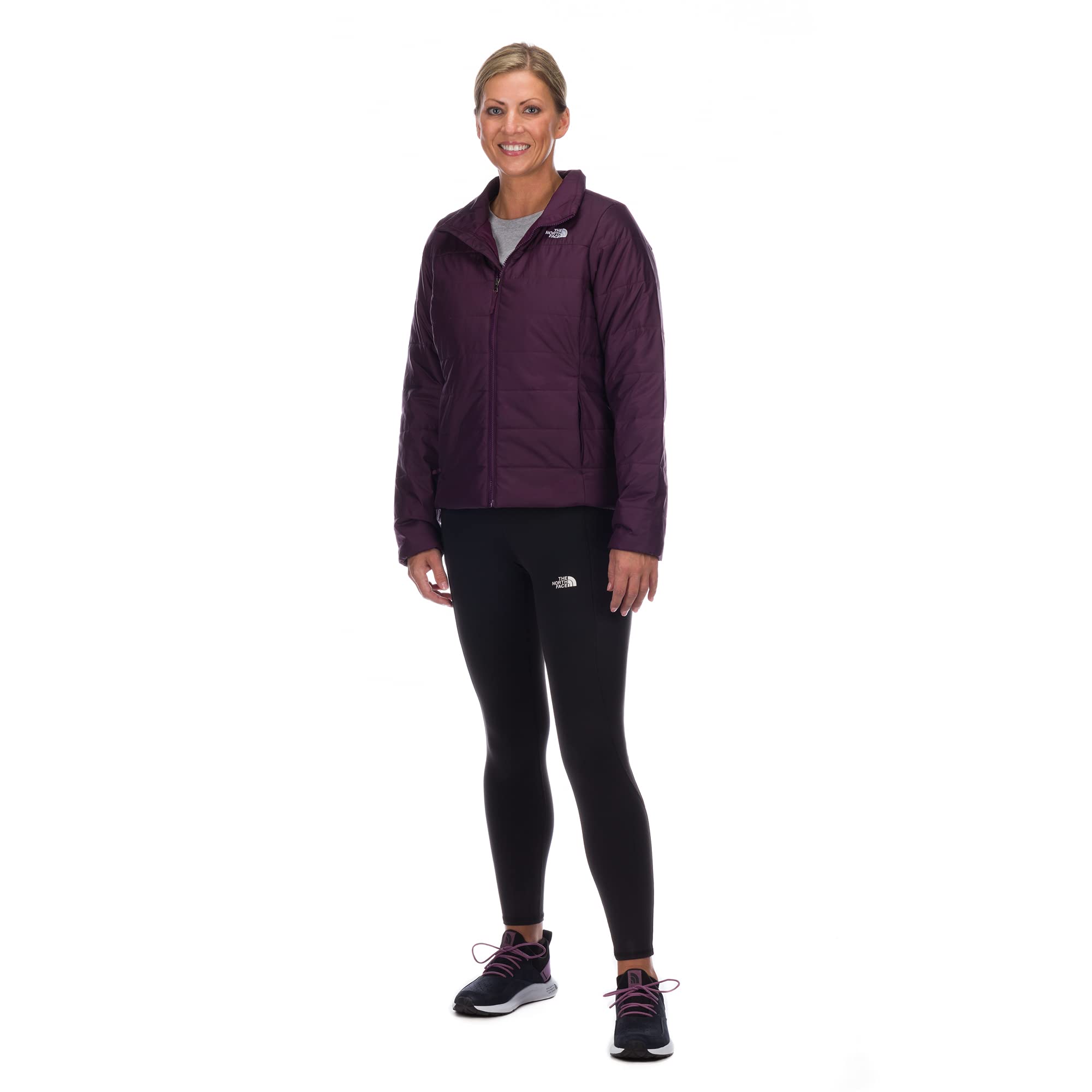 Foto 4 pulgar | Forro Polar The North Face Flare Para Mujer Blackberry Wine S - Venta Internacional.