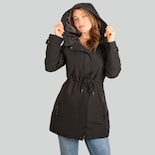 Chamarra Greenlander Rompevientos Con Gorro Fijo Para Mujer