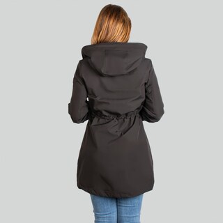 Foto 5 | Chamarra Greenlander Rompevientos Con Gorro Fijo Para Mujer