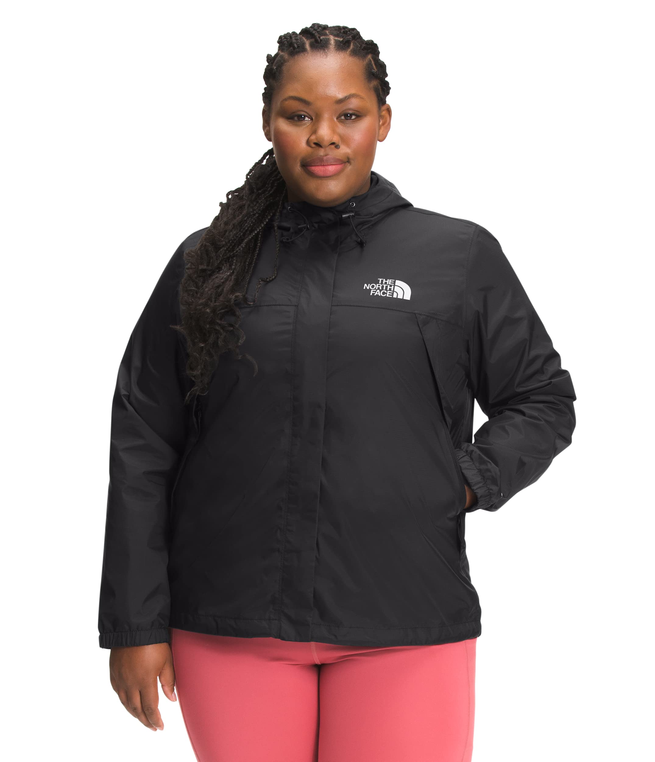 Foto 3 pulgar | Chaqueta The North Face Antora Tnf Para Mujer, Talla L, Color Negro - Venta Internacional.