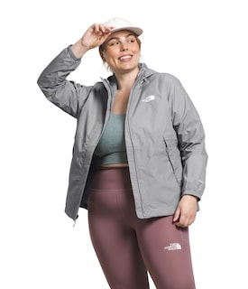 Foto 2 | Chaqueta The North Face Antora Impermeable Para Mujer En S Meld Grey - Venta Internacional.